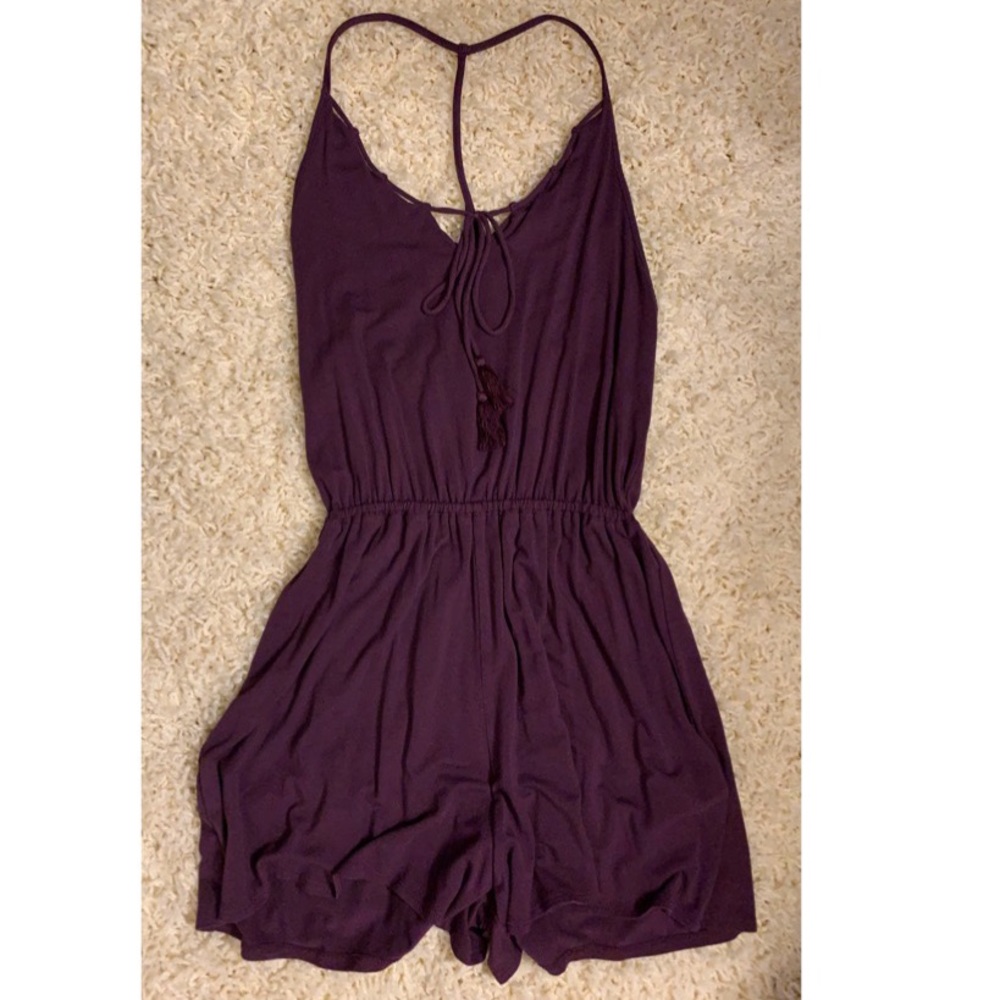 ⚡️ Hollister Dark Purple Romper ⚡️
